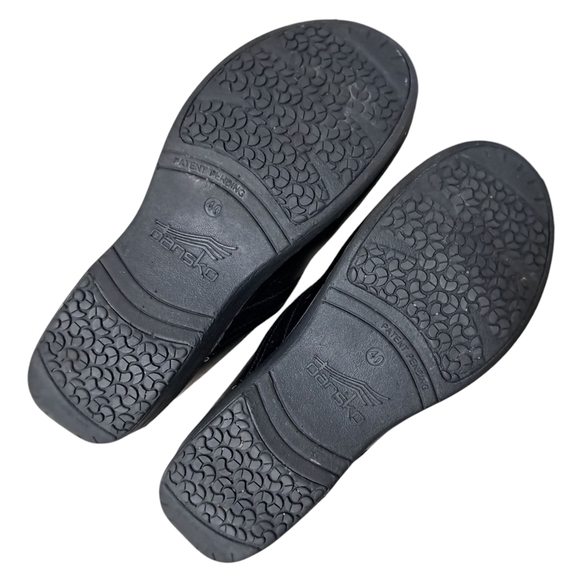 Dansko Black Professional Slip-On Clogs Size 40 Wide EU - Picture 13 of 16